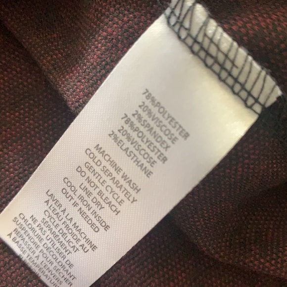 NWT Beach Lunch Lounge‎ Skye animal print Leopard Dress maroon black career M - Picture 10 of 10